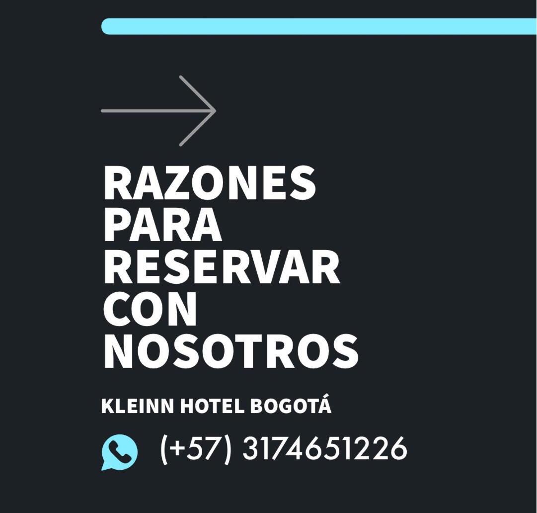 Kleinn Hotel Bogota Bagian luar foto